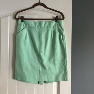JCrew Mint Pencil Skirt
